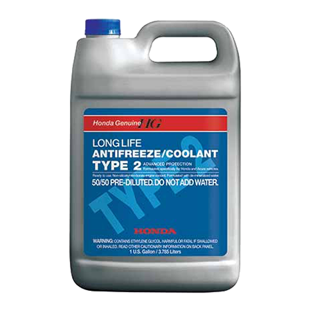 Honda Services Antifreeze