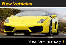 New Aston Martins, Bentleies, Ferraris, Fiskers, Lamborghinis, Lotuses, Maseratis, Porsches