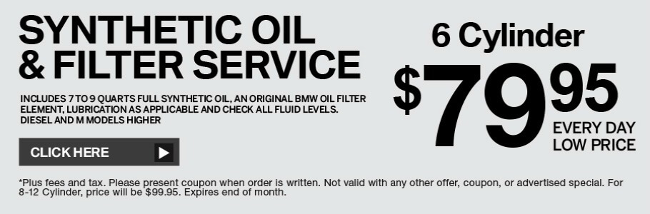 Bmw oil change coupon dallas