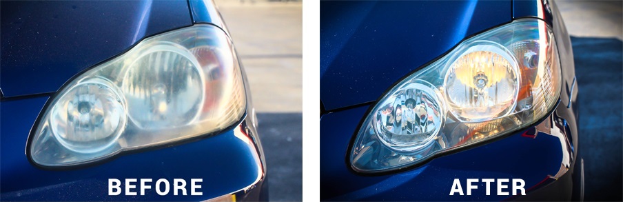 Headlights - Corolla Before and After