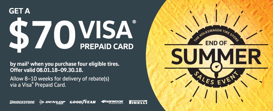 VW Tire Offer August 2018