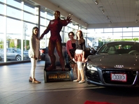 Iron Man Party at Audi of Fairfield