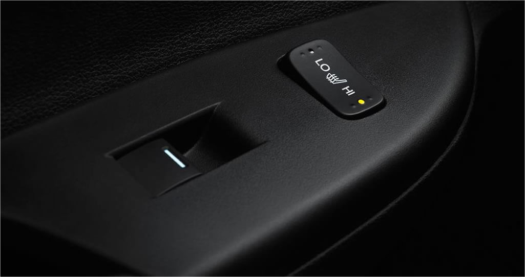 Rear seat heaters
