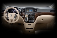 Front Interior View 2011 Nissan Quest