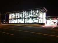 Our new showroom at night