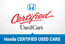 Certified Pre-Owned Hondas