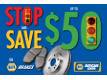 Stop n' Save on Brakes Up to $50 Visa Rebate Card 