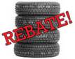 UP TO $150 IN REBATES With the Purchase of 4 Tires Using the Ford Service Credit Card