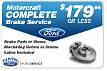 Complete Brake Service $179.95 or Less! 