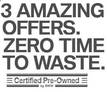 $1500 payment credit is possible when you drive home in  select CPO BMWs from BMW North!