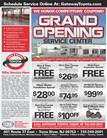 Grand Opening Service We Honor Competitor's Coupons! INCREDIBLE SAVINGS!