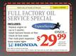 FULL FACTORY OIL SERVICE   