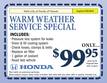 WARM WEATHER SERVICE   