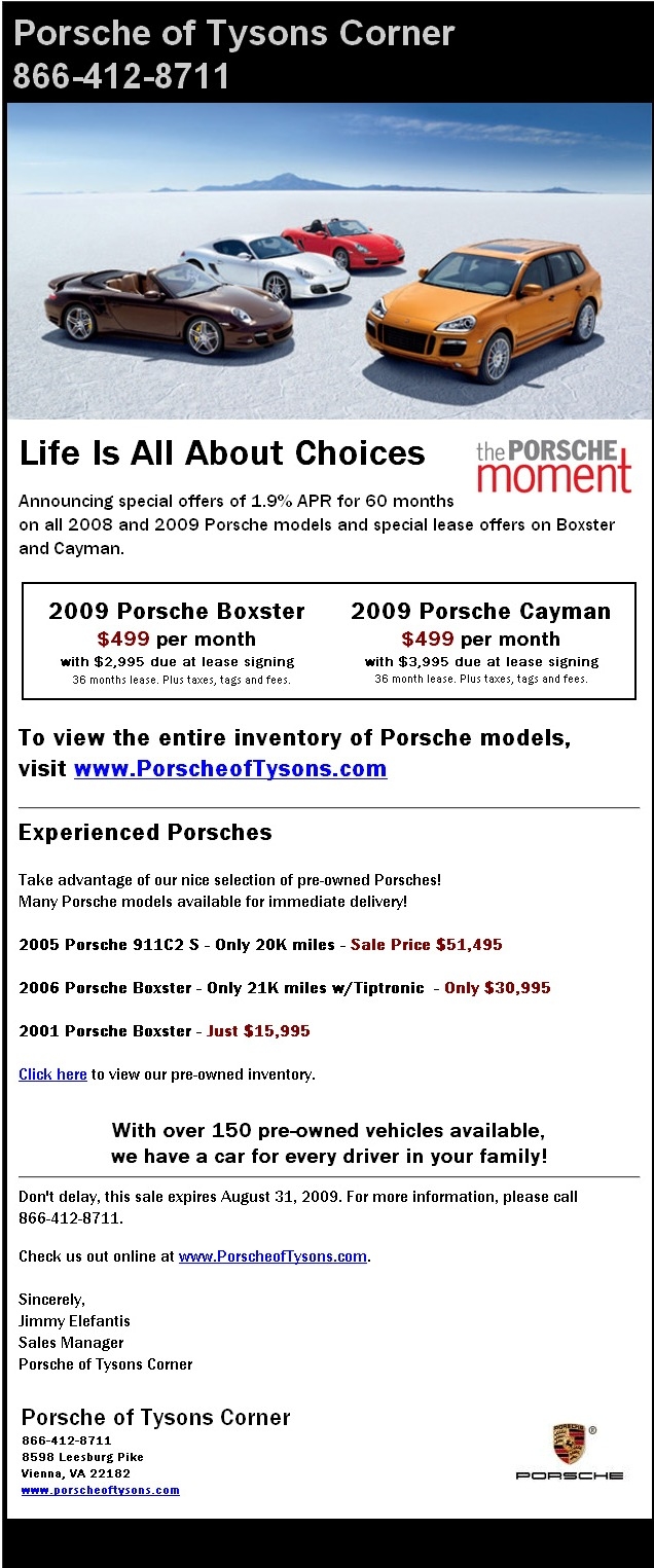 Used Porsche Car Deals And Specials Washington D C Fairfax Pre Owned Specials