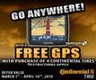 FREE TOM TOM GPS With purchase of 4 Continental Tire 