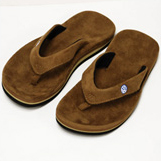 Brown Suede Flip Flop
