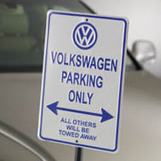 VW Parking Only Sign