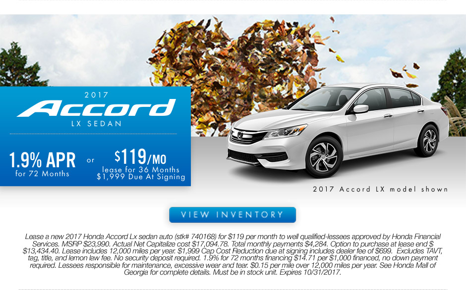 Honda Mall of Serving Atlanta, & Buford, GA, New